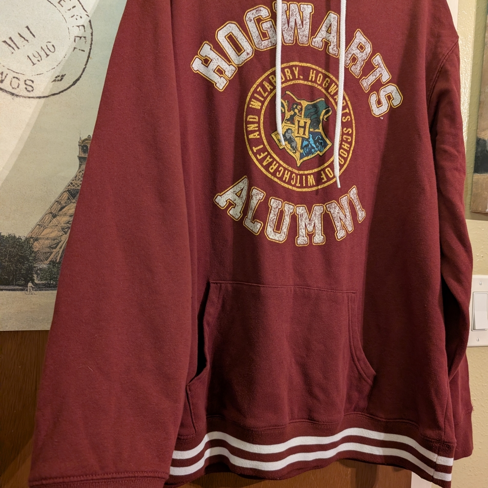 Warner Bros. Burgundy Hogwarts Alumni Sweater - Picture 2 of 5